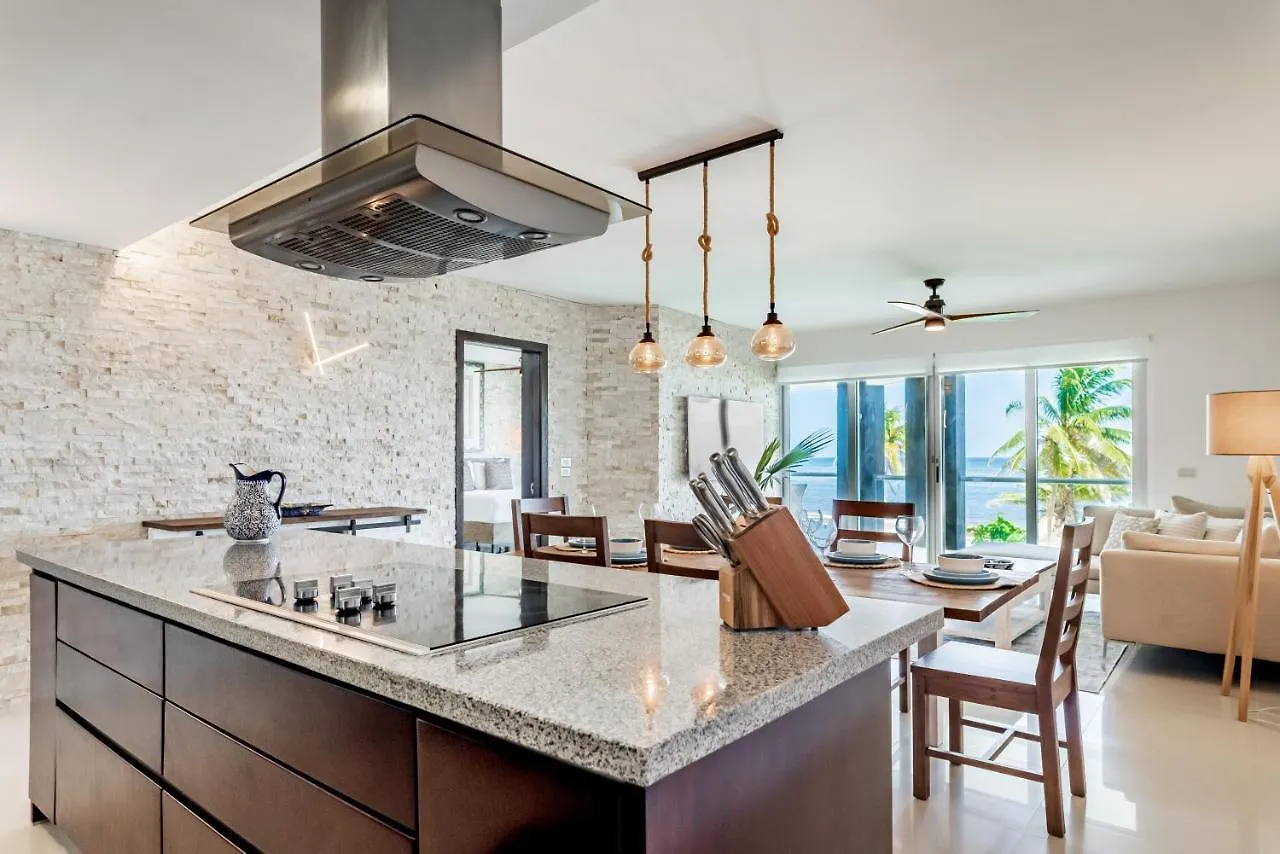 Gorgeous Ocean Front Apartment Casa Shell Condo Playa del Carmen Mexique